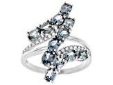 Platinum Color Spinel Rhodium Over Silver Ring 2.16 ctw