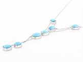 Blue Sleeping Beauty Turquoise Sterling Silver Necklace