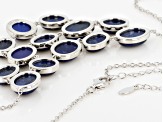 Blue Lapis Lazuli Sterling Silver Necklace