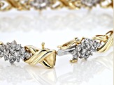 Diamond 10k Yellow Gold Tennis Bracelet 5.00ctw