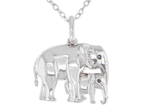GORGEOUS 5.3g Solid Sterling Silver 1" Elephant Pendant 