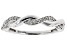 White Diamond Accent Rhodium Over Sterling Silver Ring