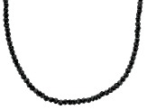 Black Onyx Sterling Silver Bead Necklace