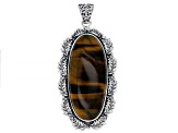 Tigers Eye Sterling Silver Pendant