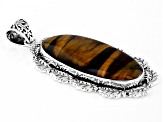 Tigers Eye Sterling Silver Pendant