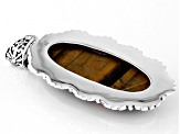 Tigers Eye Sterling Silver Pendant