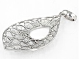 Polki Diamond Sterling Silver Pendant