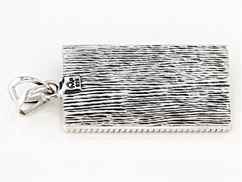 Bamboo Coral Sterling Silver Pendant