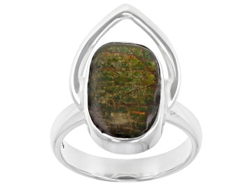 Picture of Ammolite Doublet Sterling Silver Ring