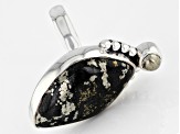 Apache Gold & Pyrite Sterling Silver Ring