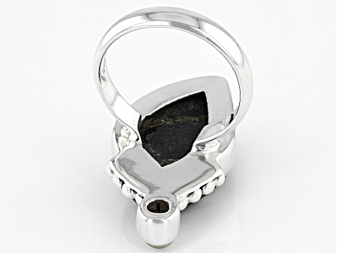 Apache Gold & Pyrite Sterling Silver Ring