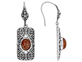 Sunstone Sterling Silver Earrings