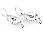 Aquamarine and Blue Topaz Sterling Silver Earrings 0.54ct