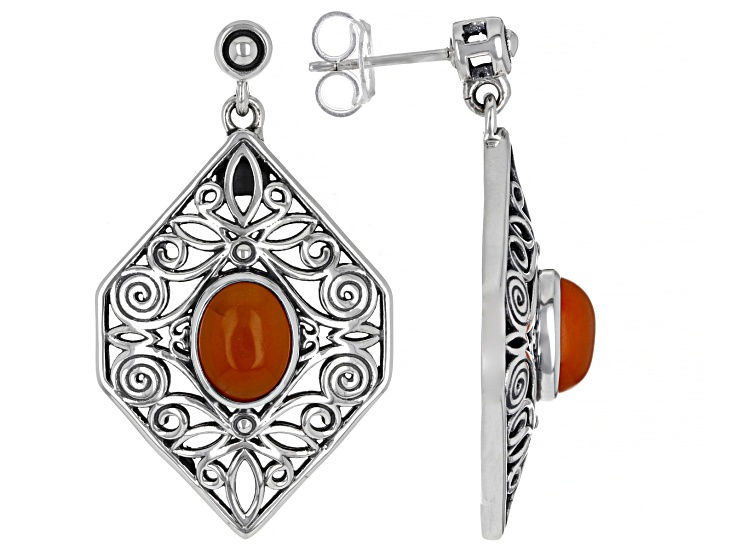 Mobile Earrings in Silver outlet with Warm Carnelian