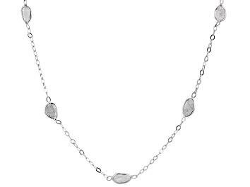 Picture of Polki Diamond Sterling Silver Necklace