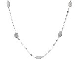 Polki Diamond Sterling Silver Necklace