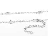 Polki Diamond Sterling Silver Necklace