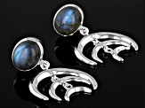 Labradorite Sterling Silver Earrings