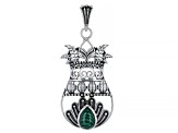 Malachite Sterling Silver Pendant