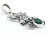 Malachite Sterling Silver Pendant