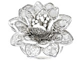 Sterling Silver Flower Ring