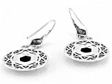 Rough Ruby Sterling Silver Earrings