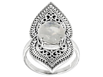 Picture of Rainbow Moonstone Sterling Silver Ring 2.04ct