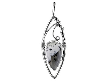 Picture of 23x13mm Dendritic Opal Sterling Silver Pendant
