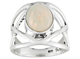 Ethiopian Opal Sterling Silver Ring 2.00ct