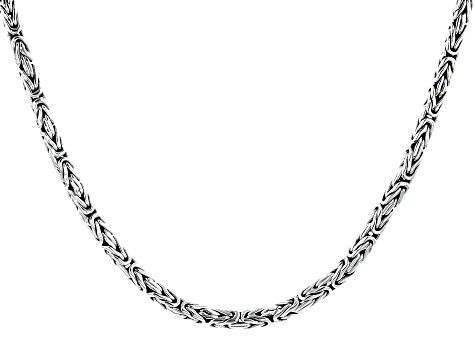 Sterling Silver Byzantine Necklace at Rubini Jewelers – Rubini Inc.