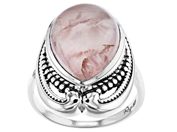 Picture of Rose Quartz Sterling Silver Ring