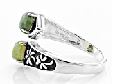 Green Connemara Marble Silver Ring