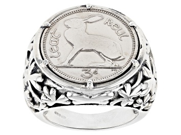 Picture of Sterling Silver Thurpenny Bit Coin Ring
