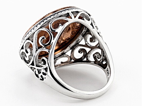 Lucky Irish Penny Sterling Silver Ring