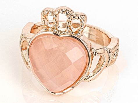 18k Rose Gold Claddagh Ring a wedding symbol of love and friendship – LEE  BREVARD