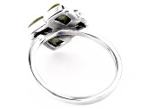 Connemara Marble With Black Spinel Sterling Silver Ring