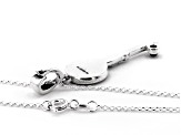 Green 3mm Connemara Marble St. Peregrine Sterling Silver Key Enhancer With 24" Chain