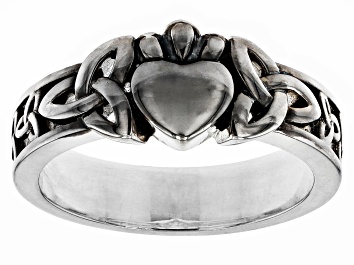 Picture of Silver Tone Claddagh Ring