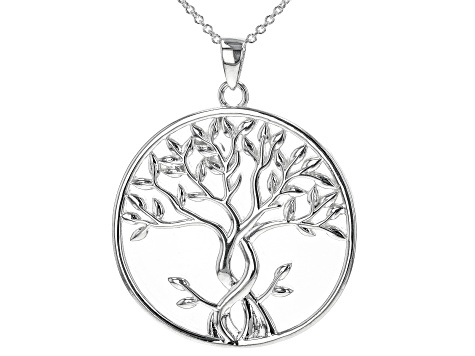 Tree of Life Charm Silver Tone