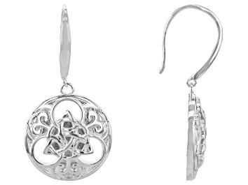 Picture of Silver Tone Viking Earrings