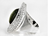 Connemara Marble Silver Tone Ring