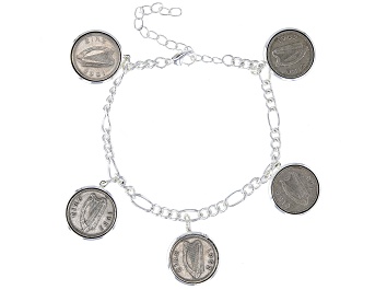Picture of Thrupenny Bit Coin Silver Tone  Bracelet