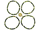 Connemara Marble Set of 4 Gold Tone Bracelets