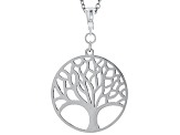 Stainless Steel Tree of Life Enhancer with Chain