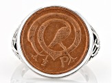 Sterling Silver Half Penny Coin Ring
