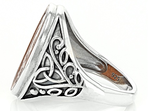 Sterling Silver Half Penny Coin Ring
