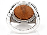 Sterling Silver Half Penny Coin Ring