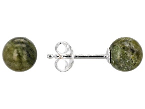 Connemara Marble Sterling Silver Stud Earrings 7mm