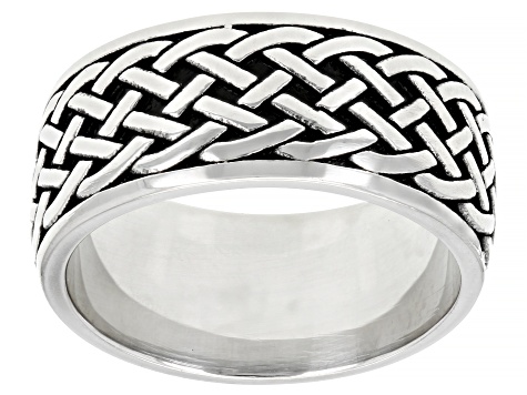 Stainless Steel Celtic Band Ring