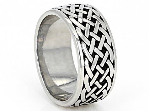 Stainless Steel Celtic Band Ring